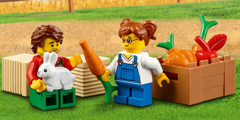 Конструктор Lego City Трактор позволяет придумать больше сюжетов для игр